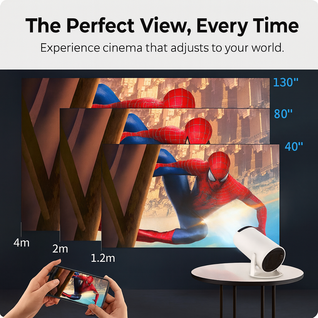 HDPocket™ - 4K Pivot Projector