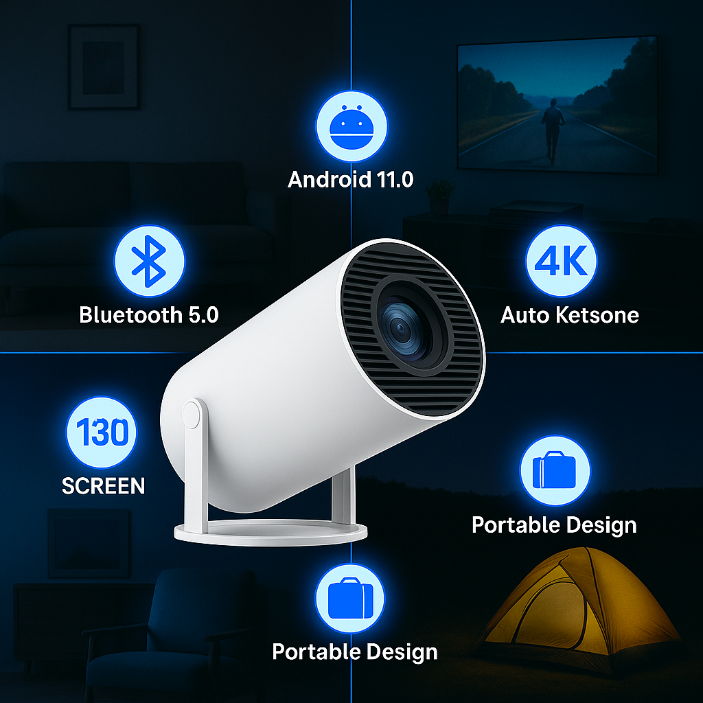 HDPocket™ - 4K Pivot Projector